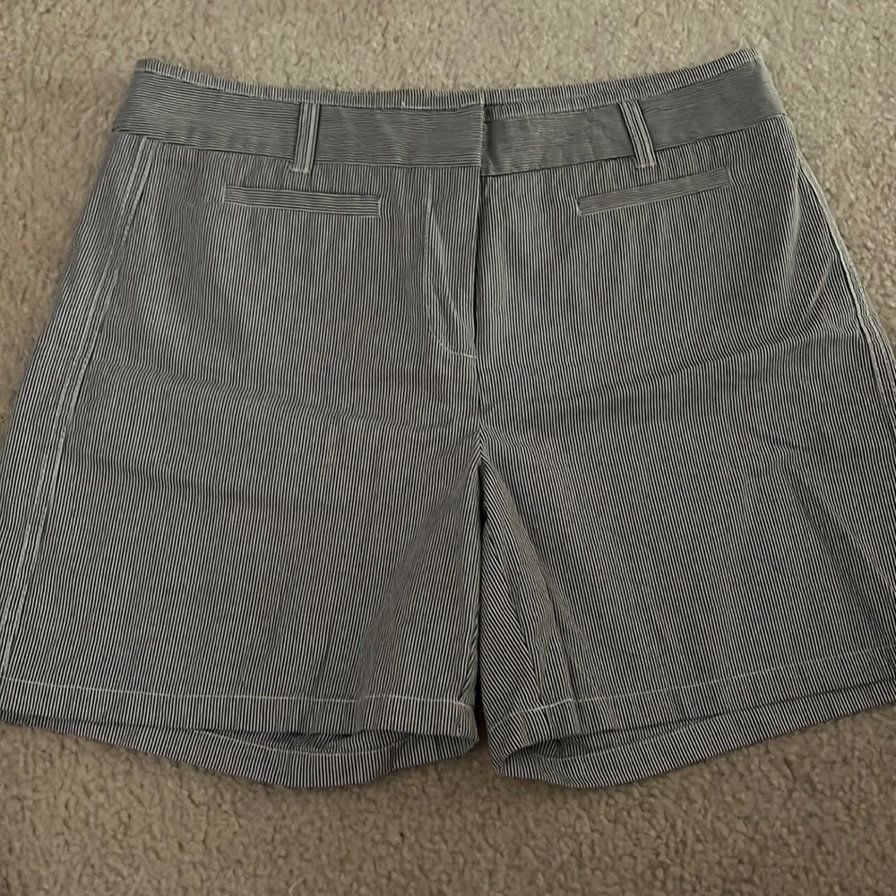 Nautical pinstriped shorts